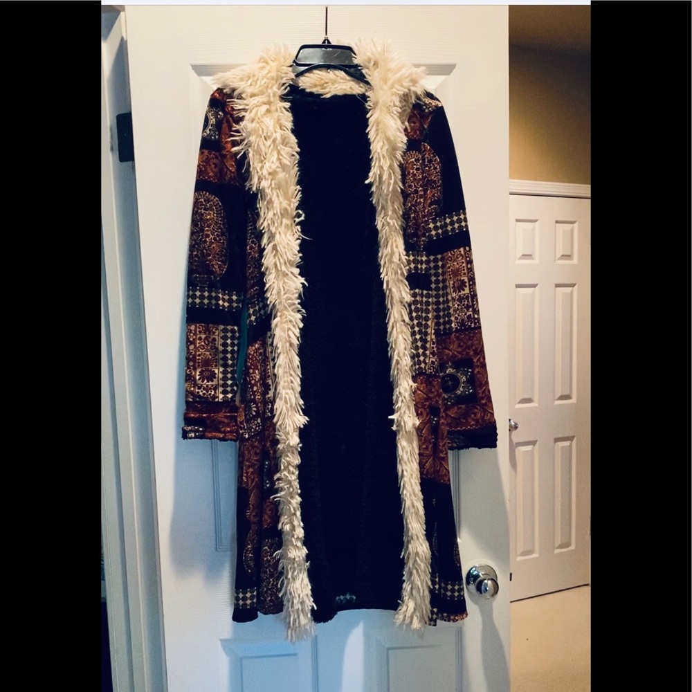 Bohemian reversible coat